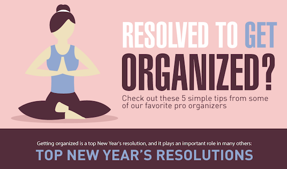 Resolve To Organize Your Life [Infographic]